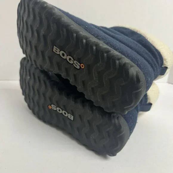 Bogs Womens Bmoc Mid II Snow Boot Blue Size 9 M - Picture 5 of 6